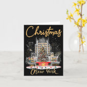 New York Ny Christmas Girl Trip Matching Kaart (Gele Bloem)