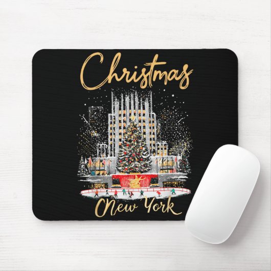 New York Ny Christmas Girl Trip Matching Muismat (Met muis)