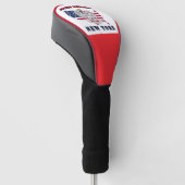 New York NY Golfheadcover (Schuin)
