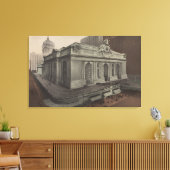 New York, NY - Grand Central Station Uitzicht Canvas Afdruk (Insitu (Woonkamer))