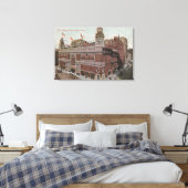 New York, NY - Het hippodrome Canvas Afdruk (Insitu (Slaapkamer))