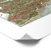 New York, NY Panoramic Map - 1907 Poster (Hoek)