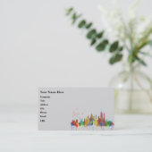 NEW YORK, NY SKYLINE - Visitekaartjes (Staand voorkant)