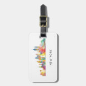 NEW YORK, NY SKYLINE WB1 - BAGAGELABEL (Voorkant verticaal)