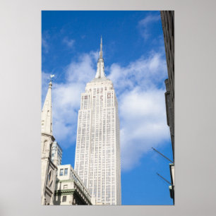 New York, NY, VS - een uitzicht van het centrum va Poster