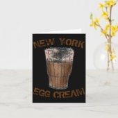 New York Nyc Clic Egg Cream Soda Fountain _1  Kaart (Gele Bloem)