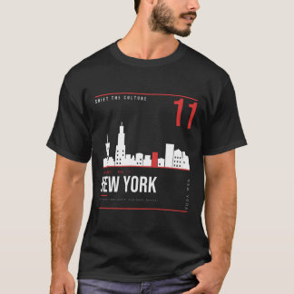 New York NYC Silhouette ShiftTape Vol 11 T-shirt