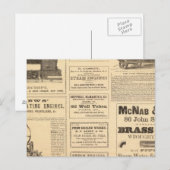 New York Oil Advertisements Briefkaart (Voorkant / Achterkant)