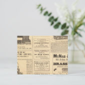 New York Oil Advertisements Briefkaart (Staand voorkant)