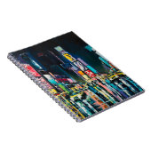 'New York' olieschilderij, een nachtelijk uitzicht Notitieboek (Rechterzijde)