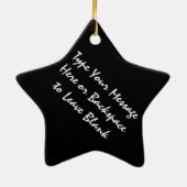 New York Ornament Personalized Souvenir Decoration (Achterkant)