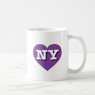 New York Paars Heart - Ik hou van NY Koffiemok