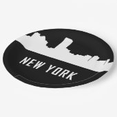 New York Papieren Bordje (Gekanteld)