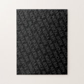 New York Pattern Dark Grey Legpuzzel (Verticaal)