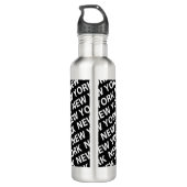 New York Pattern White Waterfles (Achterkant)