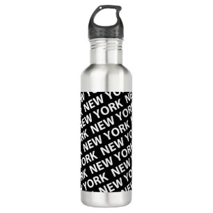New York Pattern White Waterfles