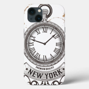 New York Pocket Watch iPhone 13 Hoesje