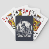 New York Pokerkaarten (Achterkant)