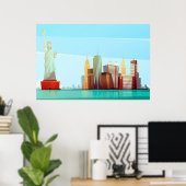 New York Poster (Thuiskantoor)