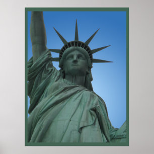 New York Poster Statue of Liberty New York Imprime
