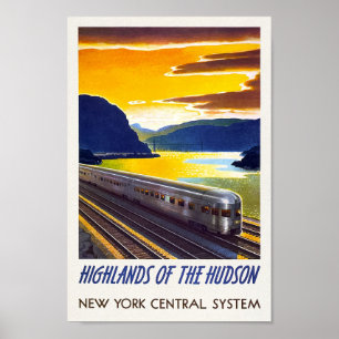  New York Railway Poster