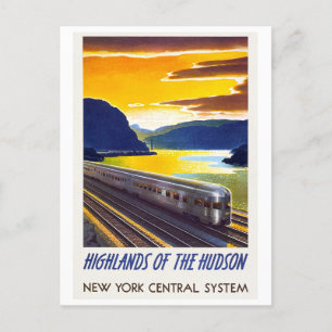 New York Railway Poster Briefkaart