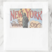  New York Rechthoek Stickers (Tas)