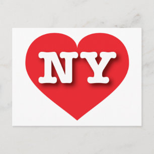 New York Red Heart - Ik hou van NY Briefkaart