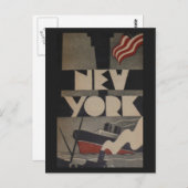  New York reizen Briefkaart (Voorkant / Achterkant)