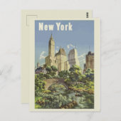  New York reizen Briefkaart (Voorkant / Achterkant)