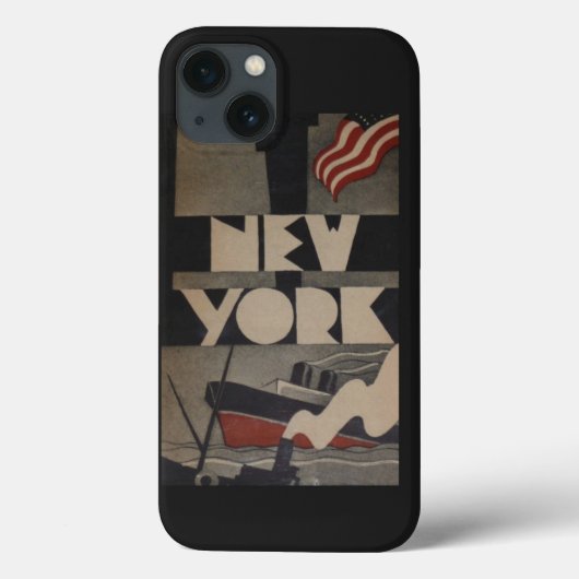New York reizen Case-Mate iPhone Case (Achterkant)