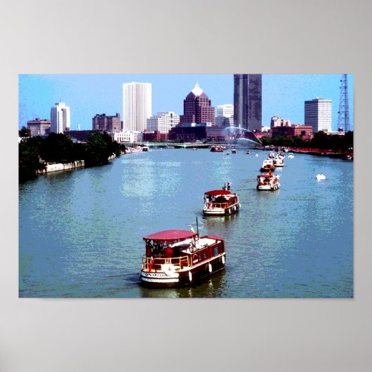 New York Rochester Canal Poster (Voorkant)