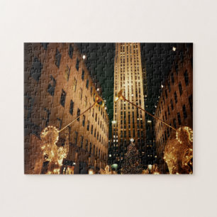 New York Rockefeller Center Puzzle - Kerstmis Legpuzzel