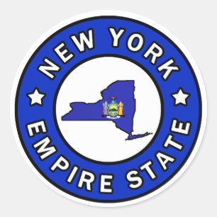 New York Ronde Sticker
