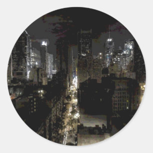 New York Ronde Sticker