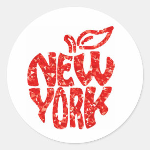 NEW YORK RONDE STICKER