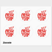 NEW YORK RONDE STICKER (Vel)