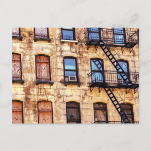 New York Rustic Building Briefkaart