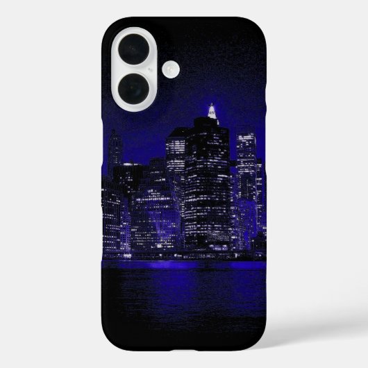 New York 's nachts Case-Mate iPhone Case (Achterkant)