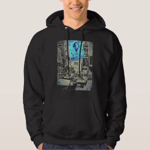 New York Samurai DJ Japans Grunge Esthetische wink Hoodie