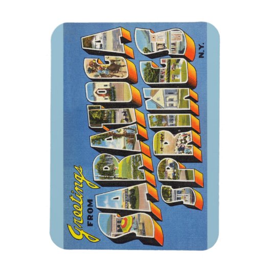 New York, Saratoga Springs magneet (Verticaal)