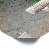 New York Shakespeare Garden Central Park Bench NYC Poster (Hoek)