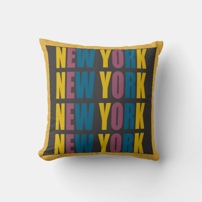 New York Sierkussen (Voorkant)