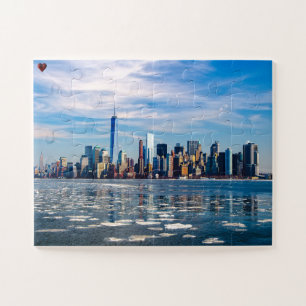 New York silhouet Legpuzzel