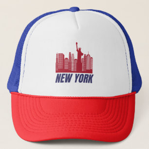 New York Silhouet & Liberty Minimalistisch Trucker Pet