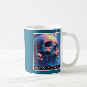 New york silhouet punk grunge vintage retro graffi koffiemok