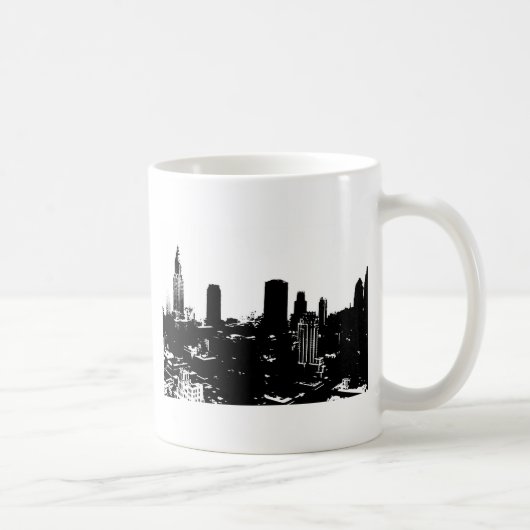 New York Silhouette Koffiemok (Rechts)