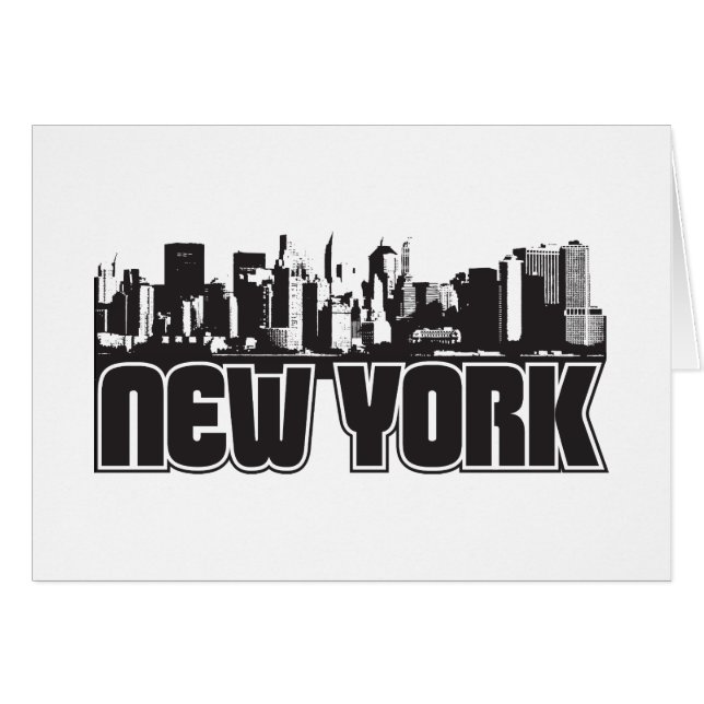 New York Skyline (Voorkant Horizontaal)