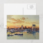 NEW YORK SKYLINE 1896 BRIEFKAART (Voorkant / Achterkant)