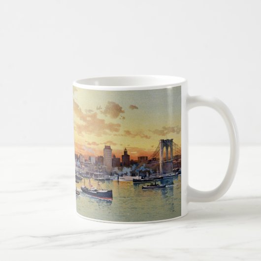 NEW YORK SKYLINE 1896 KOFFIEMOK (Rechts)